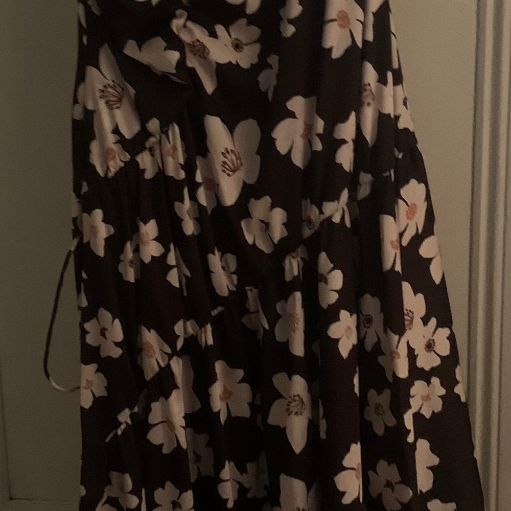 Sachin and Babi asymmetrical silky floral dress